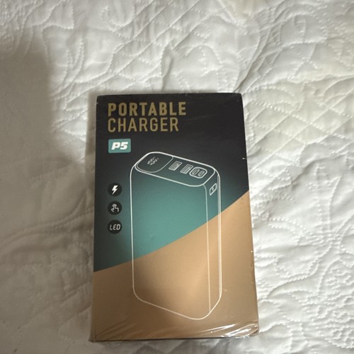 P5 50000mAh Black Portable Charger Power Bank Fast Charge Qi - photo 3