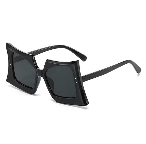 Women’s Oversized Square Sunglasses Black Frame & Lenses