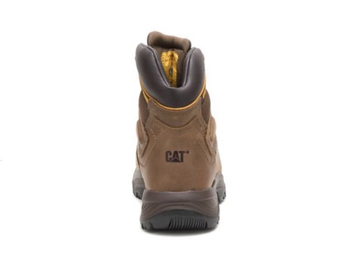Caterpillar CAT Brown Lace-Up Work Boots with Rugged Lug Sole - photo 4