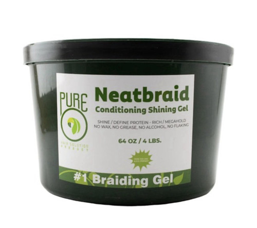 PURE Neatbraid Conditioning Shining Gel 64 oz Mega Hold