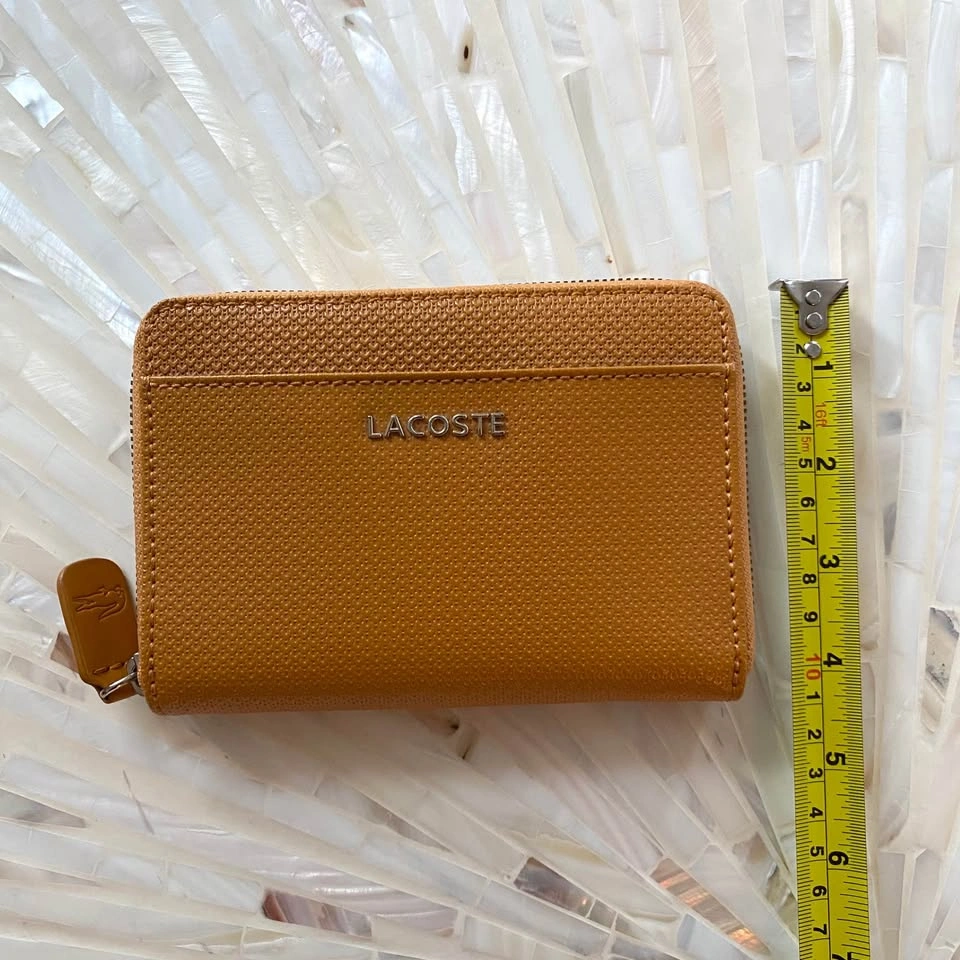 Lacoste Zip Wallet - PU Split Cow Leather - photo 3