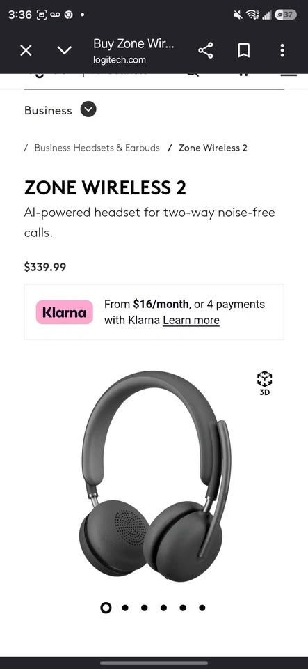 Logitech Zone Wireless 2 Headset - photo 3