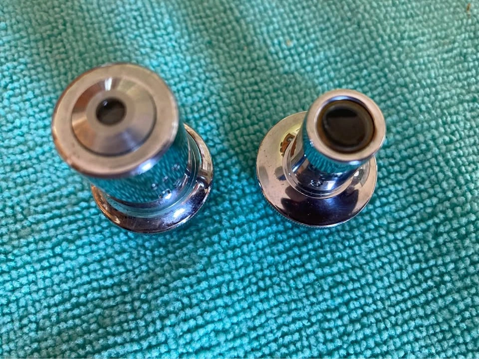 Vintage Microscope Objective Lenses - LOMO USSR (8x & 20x Pair) - photo 4