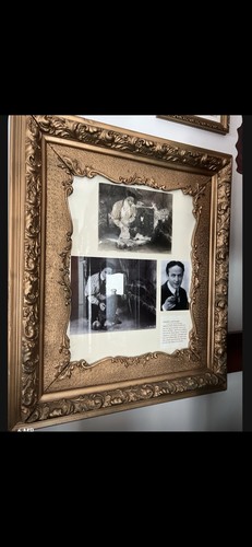 Antique Victorian Ornate Wood Gilt Frame & Picture 29”x 25” - photo 2