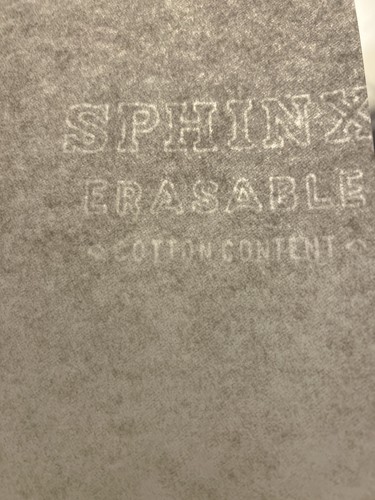 Vtg Typewriter Paper Cotton Content Sphinx  8 1/2" x 11" - photo 2