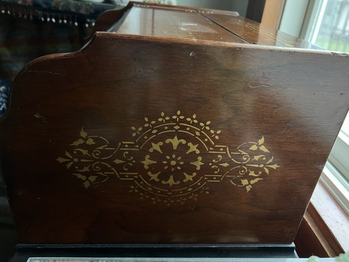 1889 Antique Working Concert Roller Organ Hand Crank w/ 6 Cobs - photo 3
