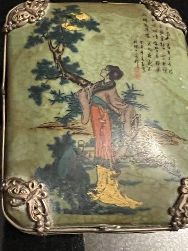 Da Qing Qianlong Nian Zhi Qing Dynasty Geisha Trinket Box - photo 2