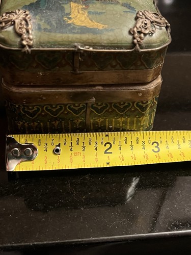 Da Qing Qianlong Nian Zhi Qing Dynasty Geisha Trinket Box - photo 3