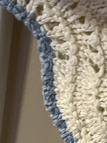 Free People S/S Crocheted Striped Blue Cardigan Sweater - photo 3