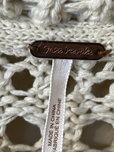 Free People S/S Crocheted Striped Blue Cardigan Sweater - photo 5