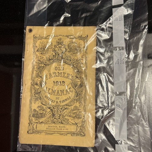 Antique 1913 Old Farmer’s Almanac No 121 Corner Rivet - photo 2