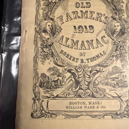 Antique 1913 Old Farmer’s Almanac No 121 Corner Rivet - photo 4
