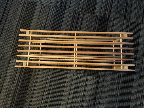 IKEA 25.5” Long Natural Wood 2 Tier Shoe Rack - photo 3