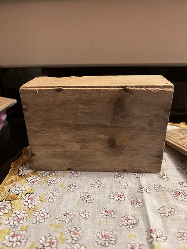 Antique Zephyr Codfish Wooden Box 1910 Luey & Abercrombie - photo 3