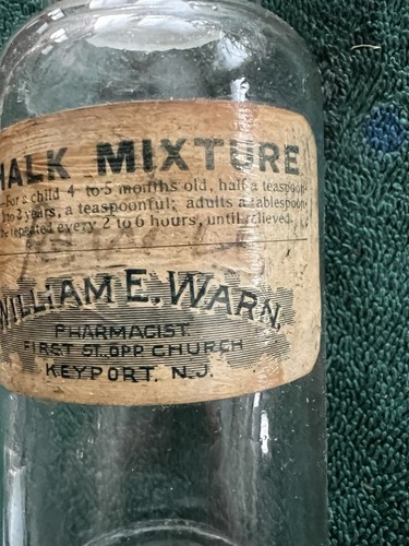 Antique Whitall Tatum Co. Glass Apothecary Lidded Jar - photo 3