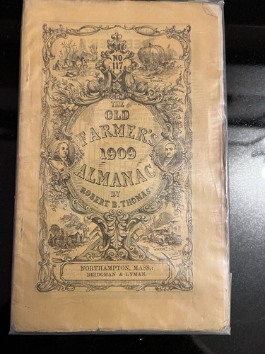 Antique 1909 No117 The Old Farmers Almanac