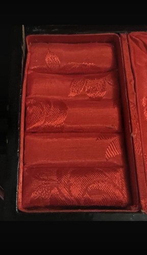 Vintage Chinese Japanese Rosewood Cork 3D Jewelry Box - photo 4