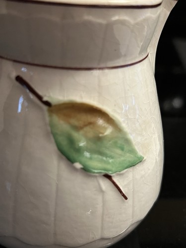 Antique 1882 Chesapeake Pottery Wild Rose Pitcher - photo 5