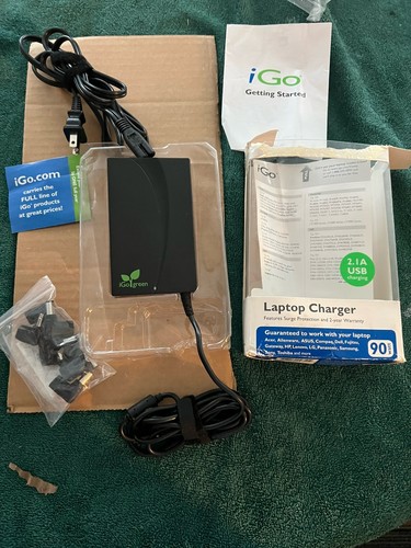 iGo Universal Laptop Charger with 8 Device Tips