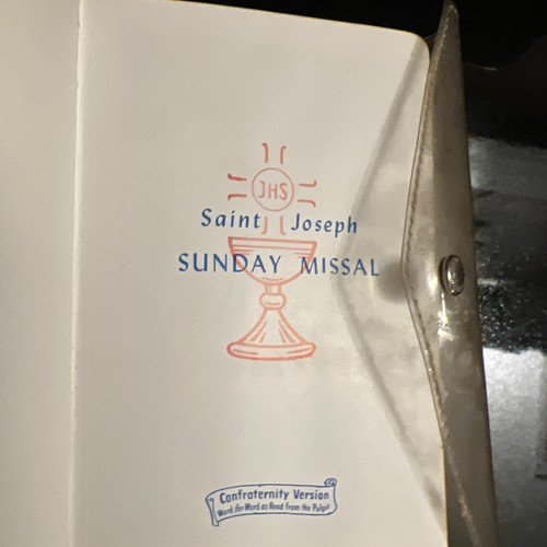Lg Type Saint Joseph Sunday Missal 1954-1953 Catholic Book - photo 4