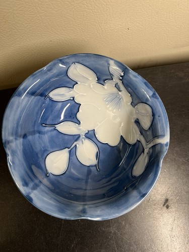 Fitz & Floyd Hand Painted Japanese Porcelain Blue & White Floral - photo 2