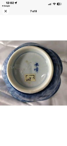 Fitz & Floyd Hand Painted Japanese Porcelain Blue & White Floral - photo 5