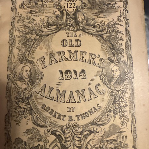 Antique 1914 The Old Farmer’s Almanac No 122 corner Rivet - photo 2