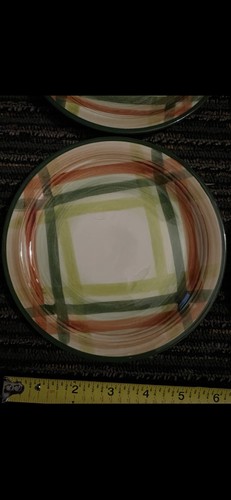 6 Vernon Ware 1950s Bread & Dessert Plates Tam O’ Shanter - photo 3