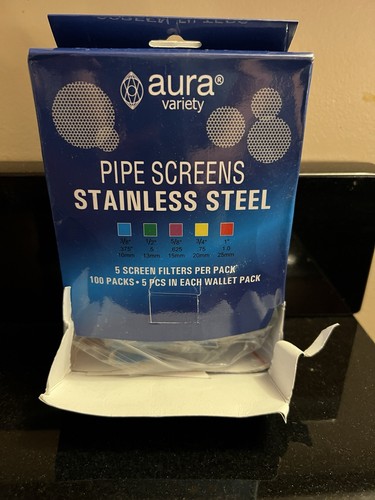 100 Aura Packs Store Display Box 5 Various Sizes