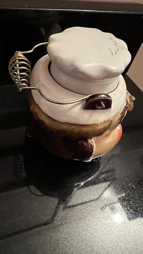 Vintage Tilso Chef Bee Fly On Nose Creamer & Sugar Set - photo 4