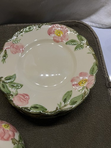 1940-47 Franciscan Desert Rose Earthenware Set 15PC Vintage - photo 2