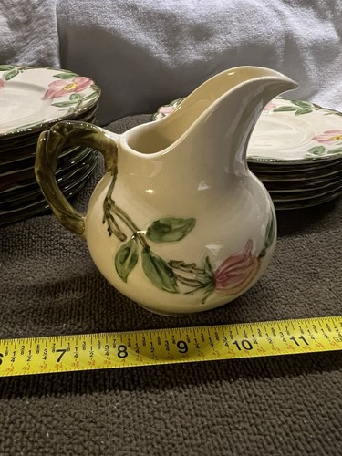 1940-47 Franciscan Desert Rose Earthenware Set 15PC Vintage - photo 4