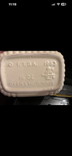 Vintage 1983 Pfaltzgraff Stoneware Village Mini Loaf Pan - photo 3