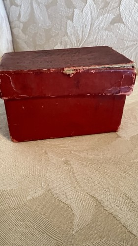 Antique 1910 Flinch Card Game ~ Original Box Printed Instruction - photo 3