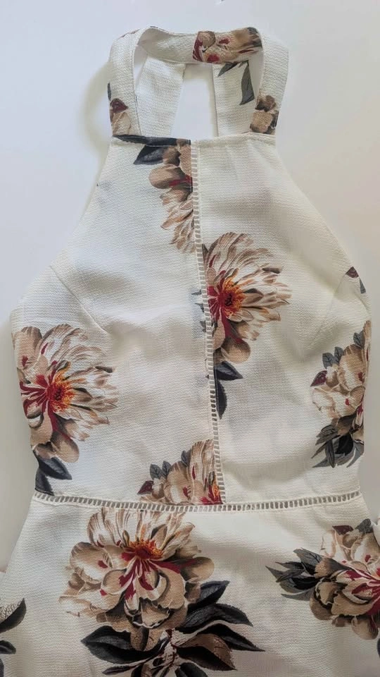 NEW With Tags Floral Halter Backless Maxi Dress - photo 2