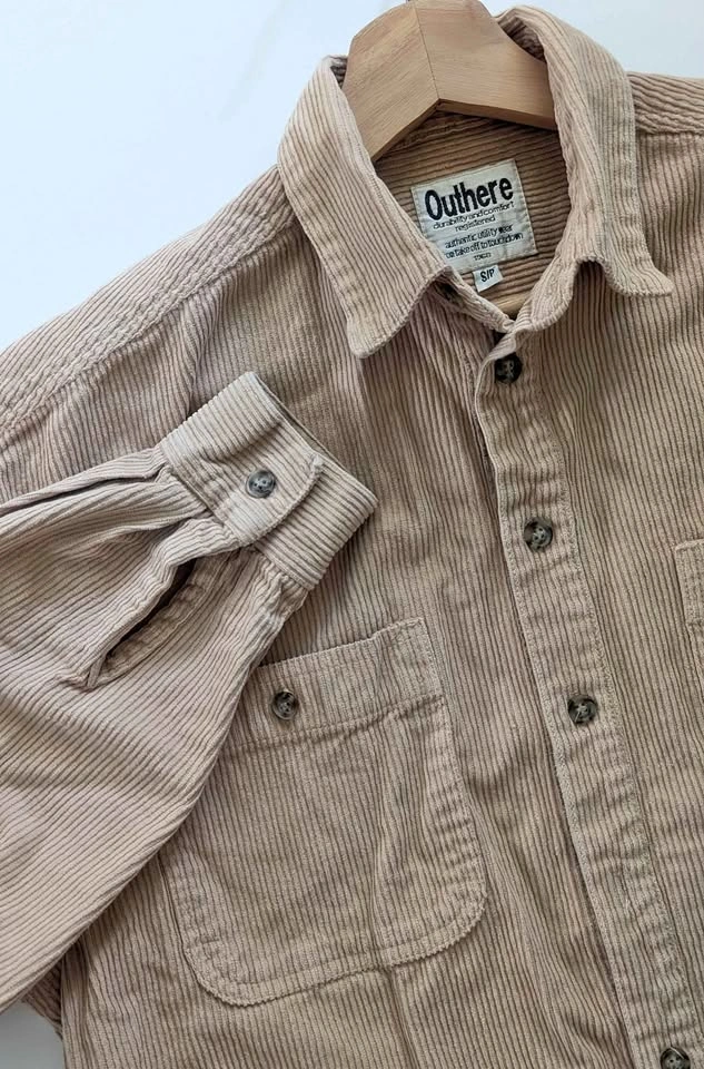 Men's Vintage Outhere Corduroy Button Down Jacket