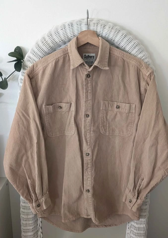 Men's Vintage Outhere Corduroy Button Down Jacket - photo 2