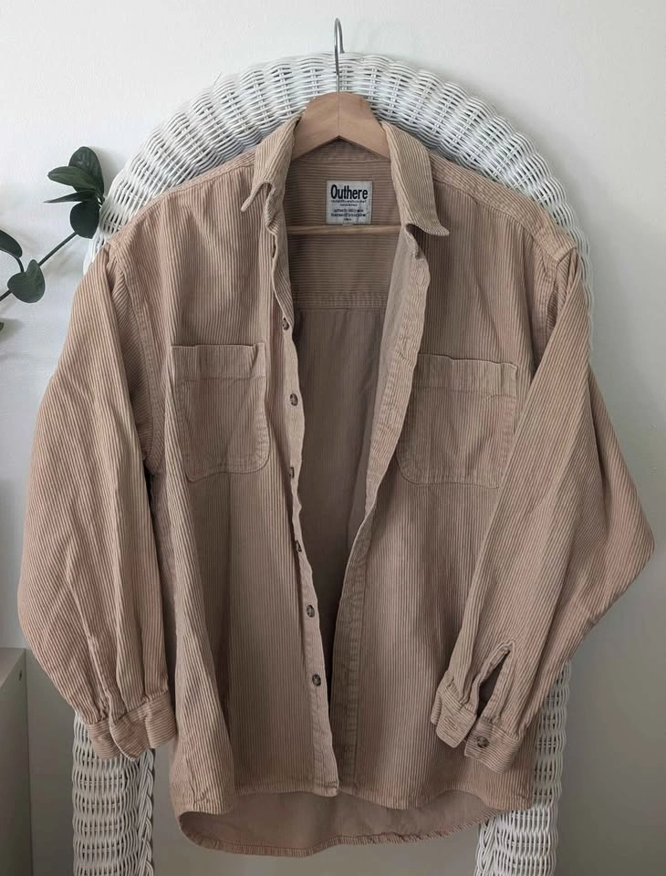 Men's Vintage Outhere Corduroy Button Down Jacket - photo 5