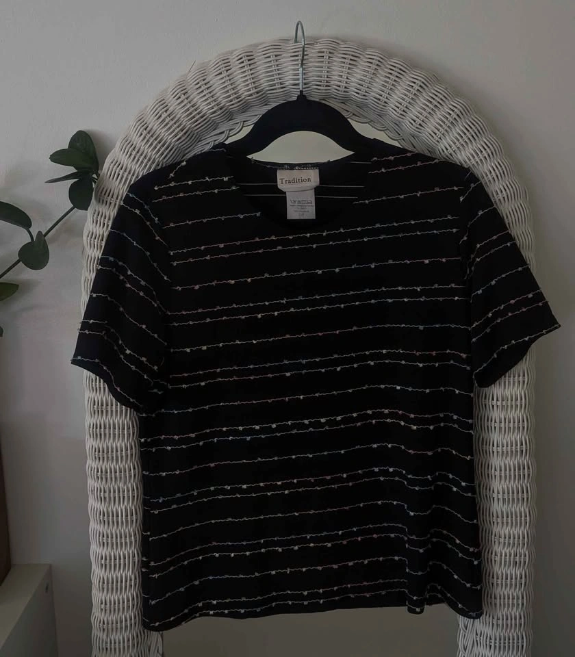 Tradition multicolour Striped Short Sleeve Top - photo 2