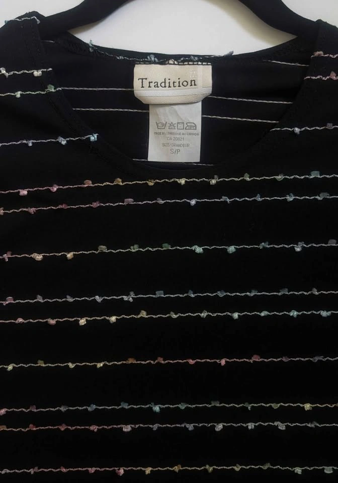 Tradition multicolour Striped Short Sleeve Top - photo 3