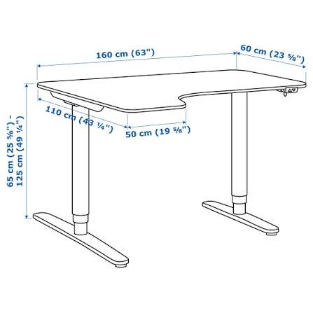 IKEA BEKANT Corner Desk - L Shaped - photo 4