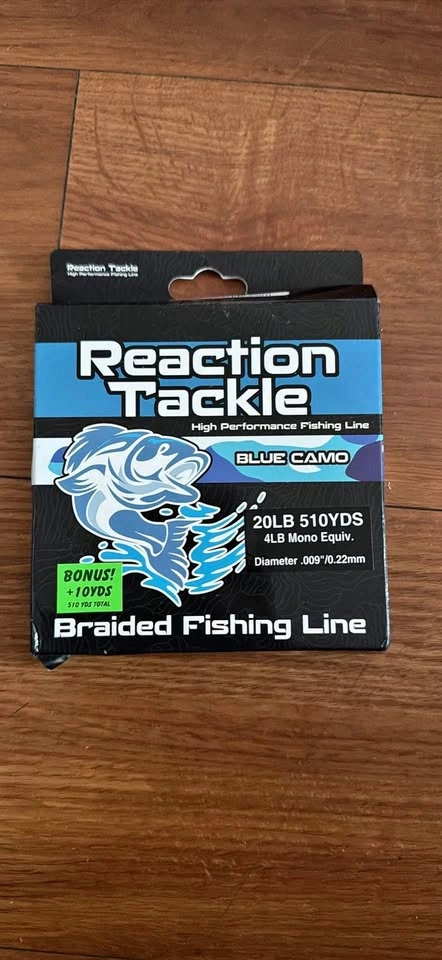 Braided fishing line New