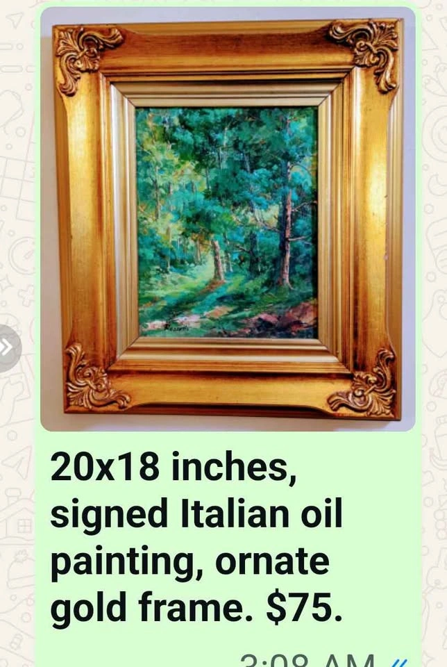 70 original vintage and antique oil paintings - photo 3
