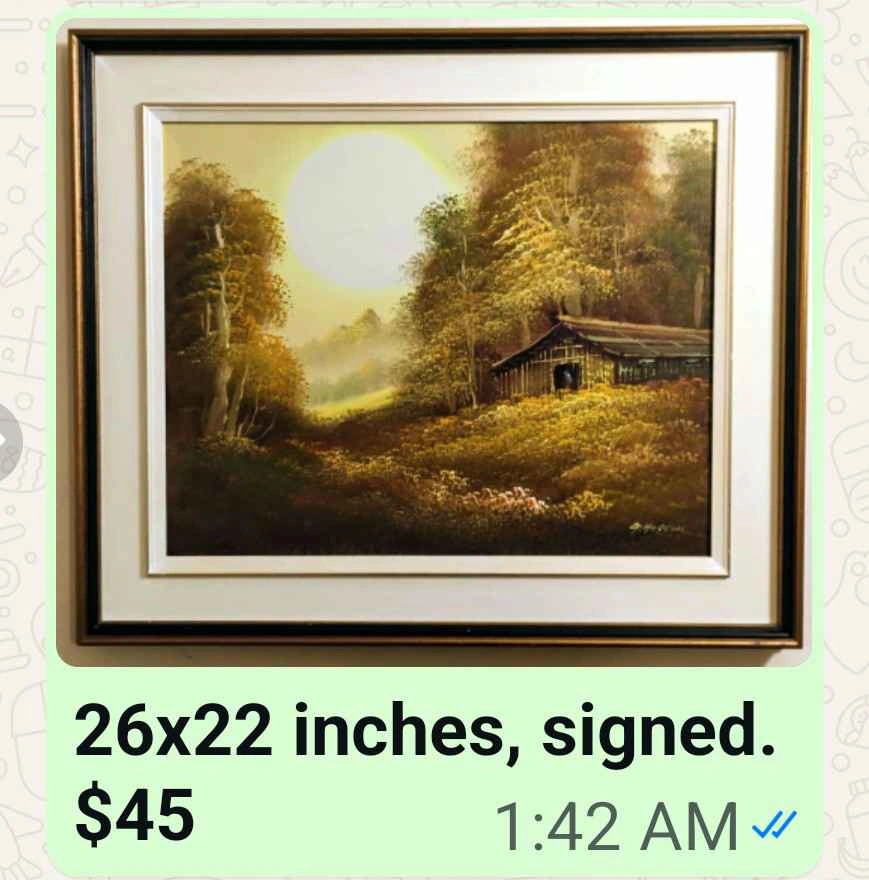 70 original vintage and antique oil paintings - photo 5