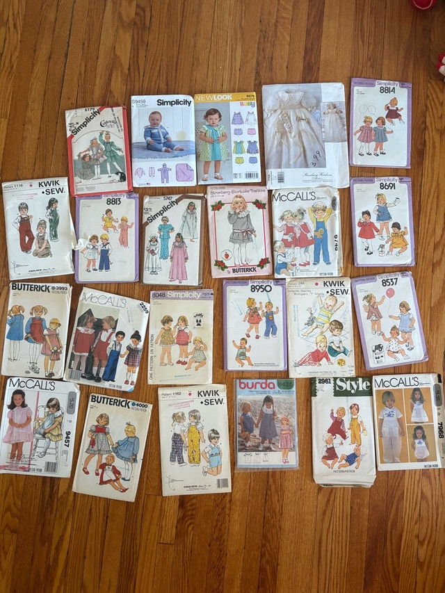 50+ vintage children sewing patterns