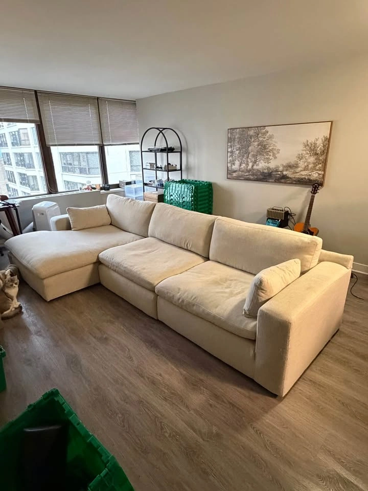 Modular Cloud Couch Dupe - Beige Linen - photo 2