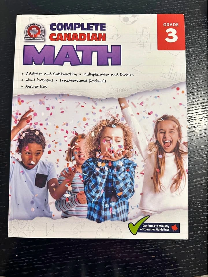 Grade 3 Complete Canadian Math Workbook