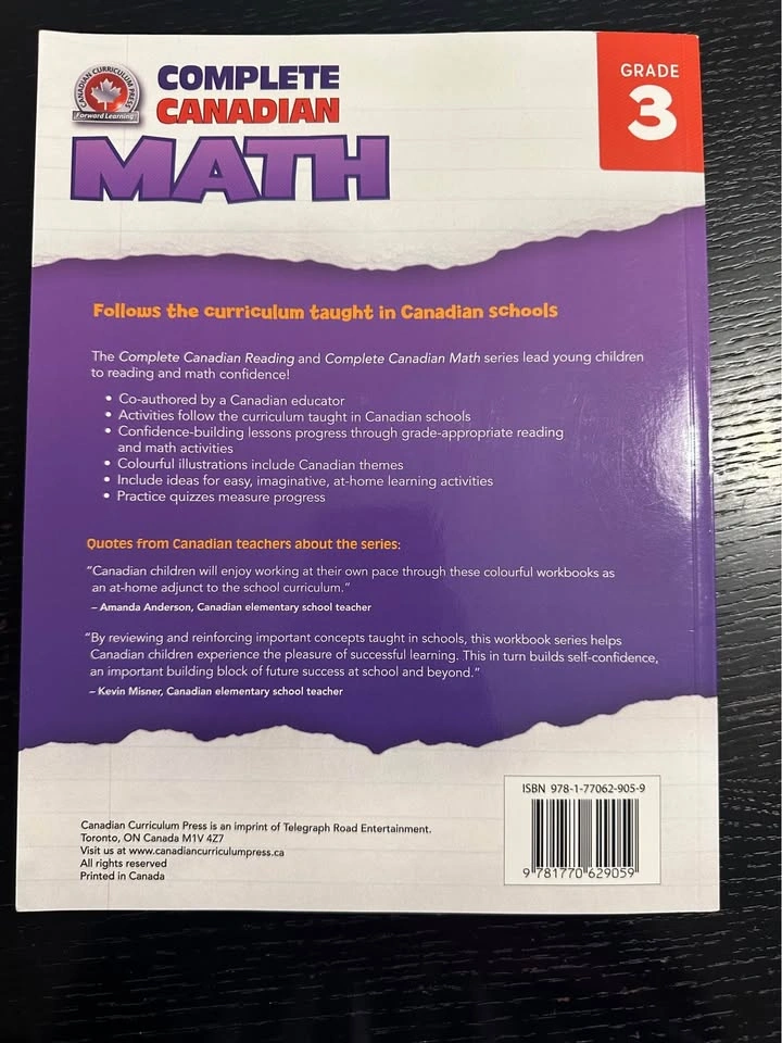 Grade 3 Complete Canadian Math Workbook - photo 2