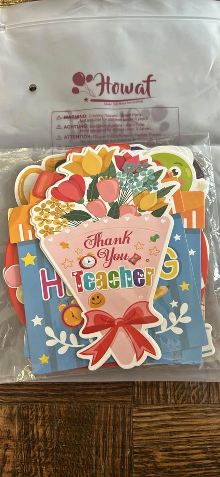 24pcs Teacher Appreciation Gift Card Holders