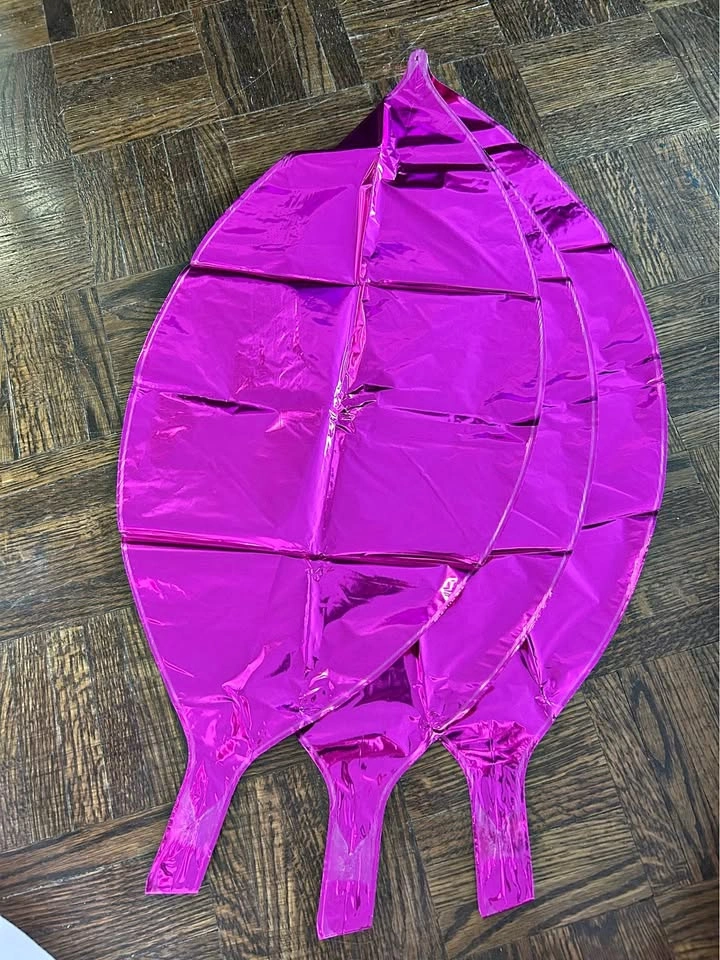 Rose red 4d balloon set of 3